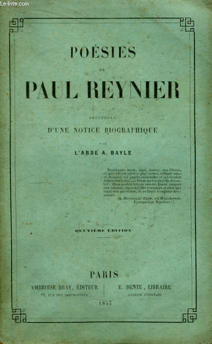 Posies de Paul Reynier