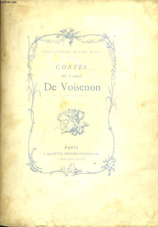 Contes de l'Abb De Voisenon.