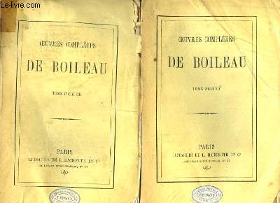 Oeuvres Compltes de Boileau. En 2 TOMES