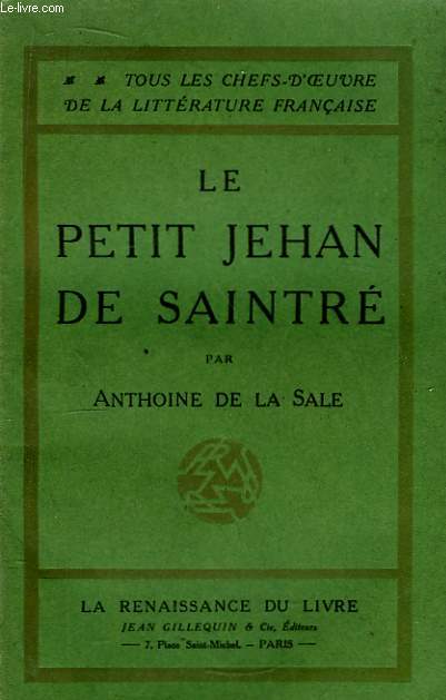 Le Petit Jehan de Saintr.