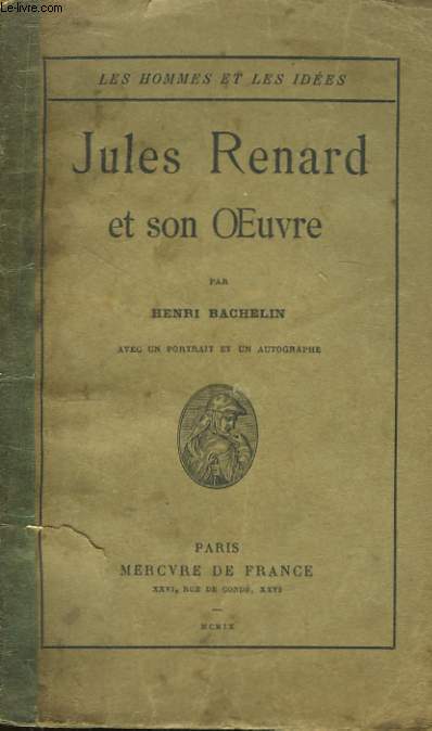 Jules Renard et son Oeuvre