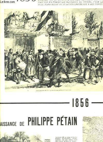 Supplment France-Illustration. 1856, Naissance de Philippe Ptain.