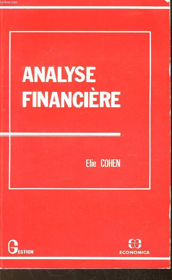 Analyse Financire.
