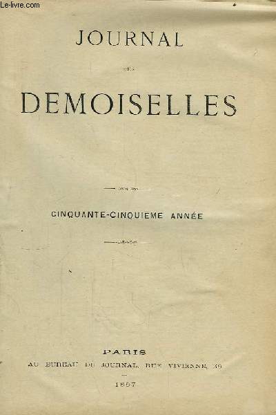 Journal des Demoiselles. 55me anne : 1887