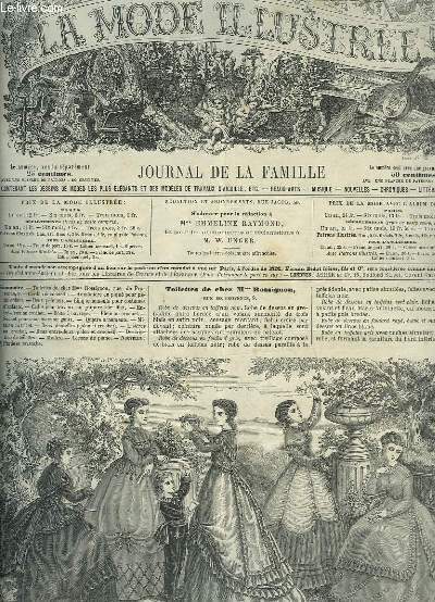 La Mode Illustre. Journal de la Famille. Livraison N30 - 9me anne.