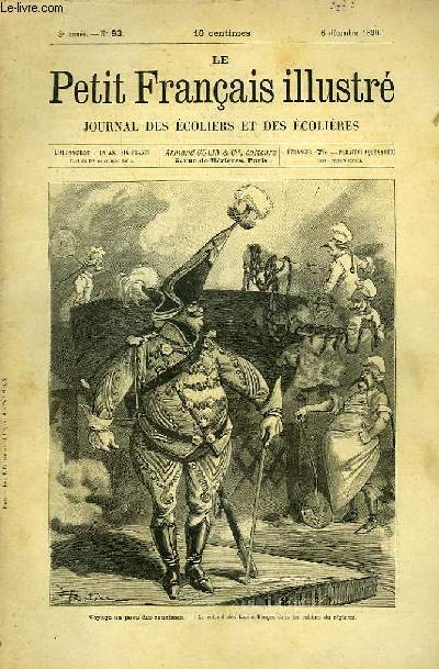 Le Petit Franais illustr. Journal des Ecoliers et des Ecolires. 1891, 3me anne.(n93, du 6 dcembre 1890 au n148, du 26 dcembre 1891).