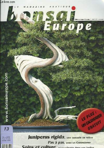 Bonsai Europe N13 : Arbre indigne : Juniperus Sabina, par P. Goff. Pas  Pas avec un Cotoneaster. Soins et culture, micro-climats dans vos jardins.