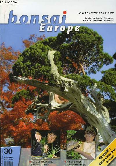 Bonsai Europe N30 : Nobuichi Urushibata, Maitre du Shohin. Franois Jeker travaille un mangle. Jugement expert sur Picea Abies, par P. Adams.