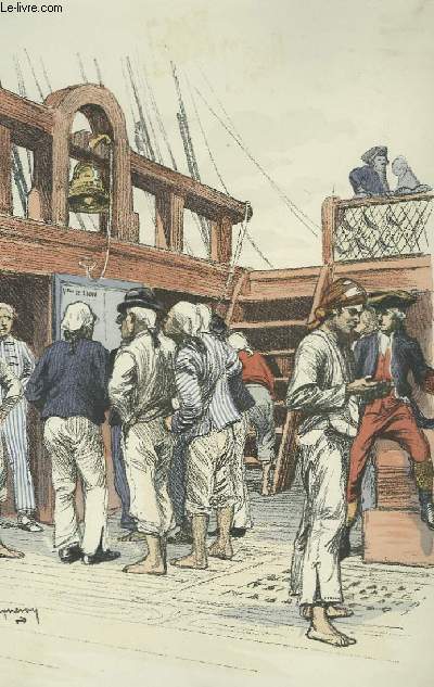 Gravure en couleurs, de Matelots de la Marine Royale (Ordonnance 1786).