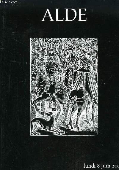 Catalogue de la Vente aux Enchres de Livres choisis, le 8 juin 2009,  la Salle Rossini.