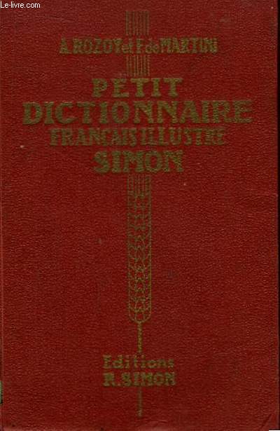 Dictionnaire Franais Illustr Simon