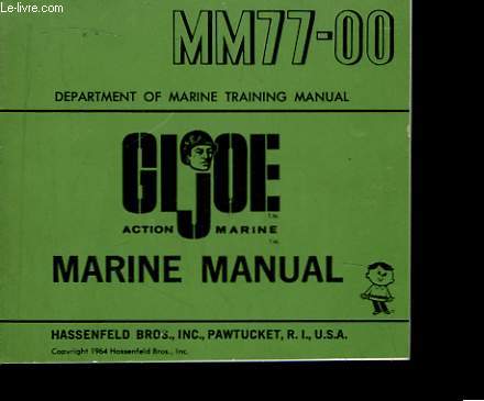 GiJoe Marine Manual. MM77-00