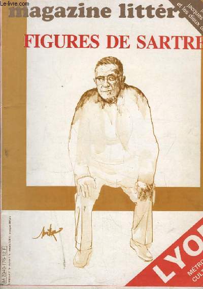 Magazine Littraire n176 : Figures de Sartre. Lyon, mtropole culturelle.