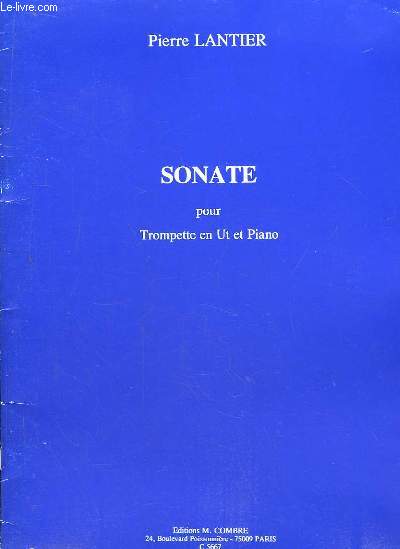 Sonate pour Trompette en Ut et Piano.