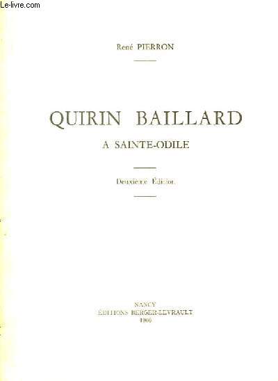 Quirin Baillard  Sainte-Odile.