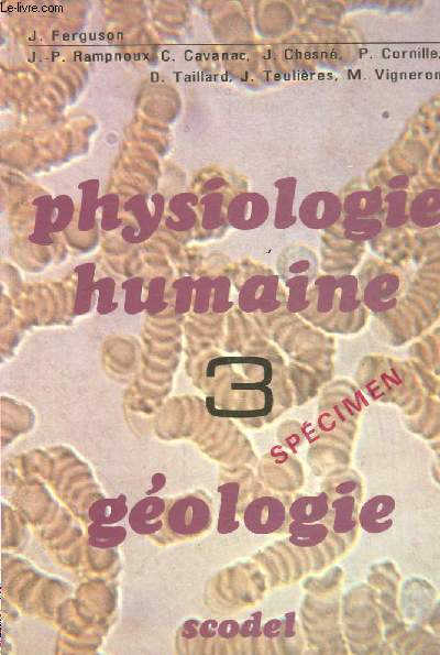 Physiologie Humaine - Gologie 3.