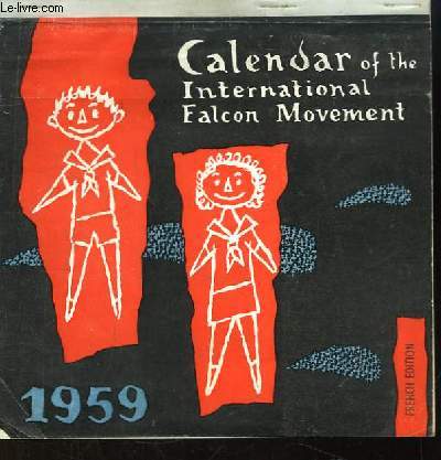 Calendar of the International Falcon Movement. 1959