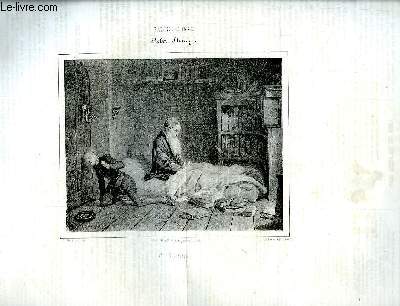 Le Charivari N108 - 9me anne. Salon de 1840 - P. Ramus, par Robert Fleury.