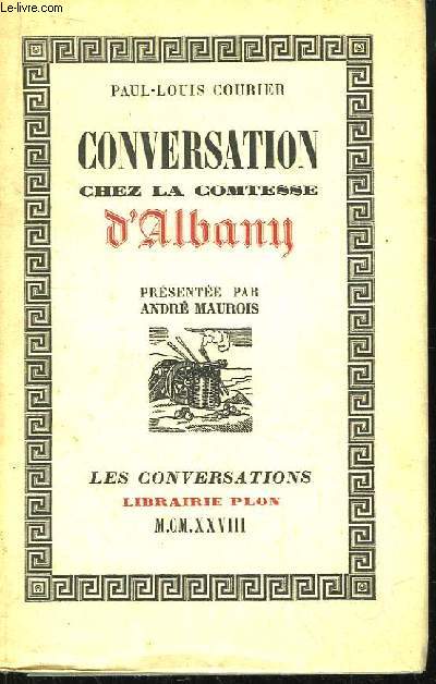 Conversation chez la comtesse d'Albany.