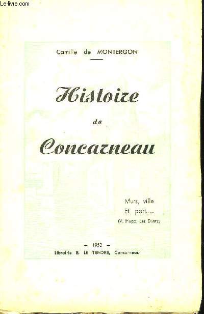Histoire de Concarneau.