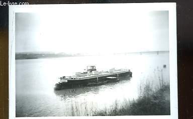 1 Photographie originale en noir et blanc, d'une barge ( Provenant des Archives d'un Armateur de Pche  la Morue de Bgles (Gironde - 33)).