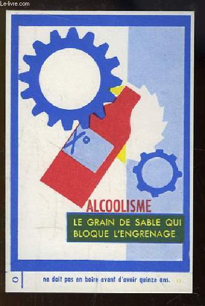 Carte Postale de la Prvention contre l'Alcool au Volant. 