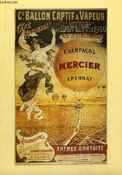 Carte publicitaire des Champagne Mercier d'Epernay - 