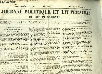 Journal Politique et Littraire de Lot-et-Garonne N2718 - XXVIIe anne