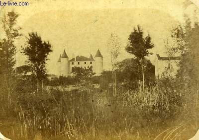 Une photographie originale albumine, du Chteau de Livert,  Tonnay-Boutonne.