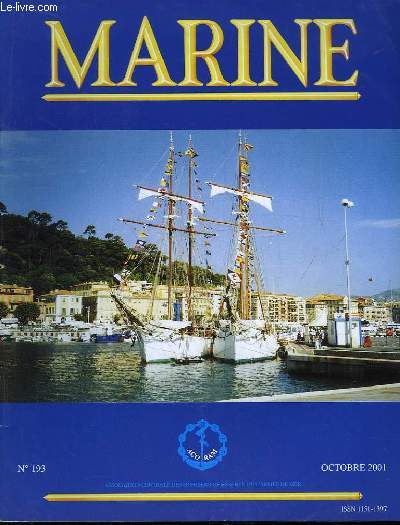 Marine, Bulletin N 193 : Pche, A propos de la lgine - Les nouveaux projets de la Royal Navy - Travaux sous-marins  grande profondeur - Le commerce maritime au grand sicle ...