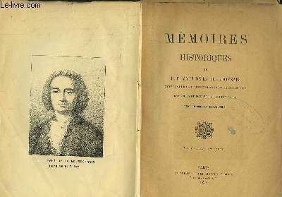 Mmoires Historiques de B.F. Mah de la Bourdonnais, Gouverneur des Iles de France et de La Runion. Recueillis et publis par son petit-fils.