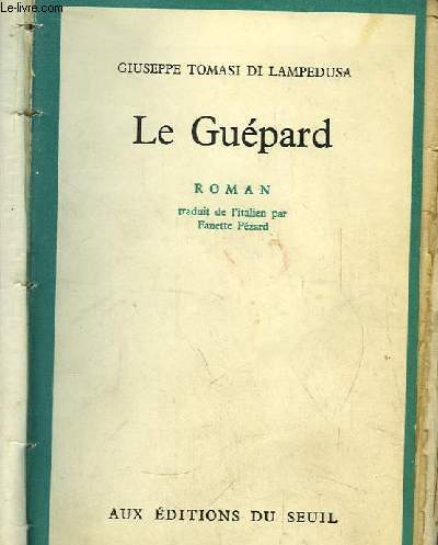 Le Gupard. Roman
