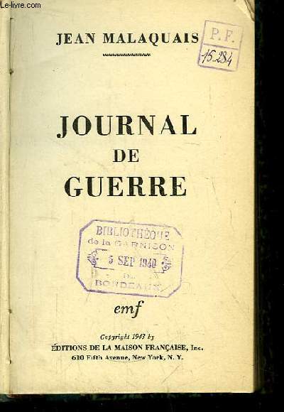 Journal de Guerre.