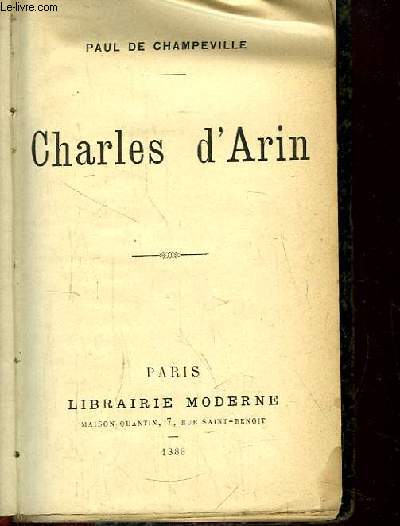 Charles d'Arin.