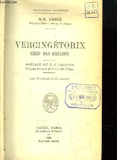 Vercingtorix, chef des Gaulois.