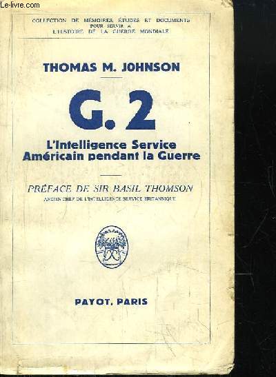 G.2. L'intelligence Sevice Amrican pendant la Guerre