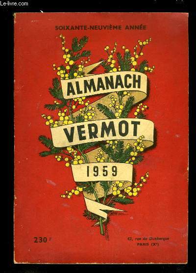Almanach Vermot 1959