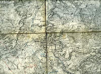 Carte entoile des Manoeuvres de 1894, Carte de Route, Vassy-Chaumont.