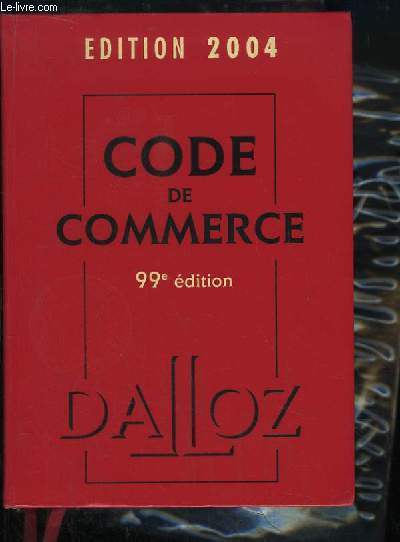 Code de Commerce - 2004