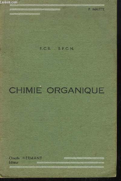 Chimie Organique.