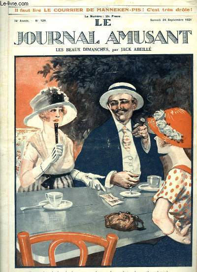 Le Journal Amusant N124 - 74e anne : Les Beaux Dimanches, par Jack ABEILLE