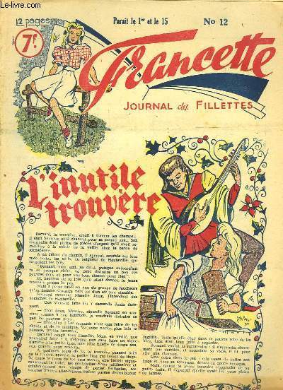 Francette, Journal des Fillettes, N12 : L'inutile Trouvre.
