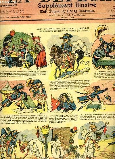 La Dpche, supplment illustr N45 - 12me anne : Les Grenadiers du Petite Caporal, par THOMEN - Cambrioleur malgr lui, par Maurice MOTET - Un duel fameux, par B. HALL ...