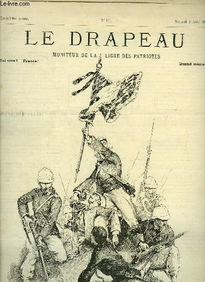 Le Drapeau N14, 4me anne : Au Drapeau ! dessin de L. SERGENT - Le Bal, dessin de Paul MERWART.