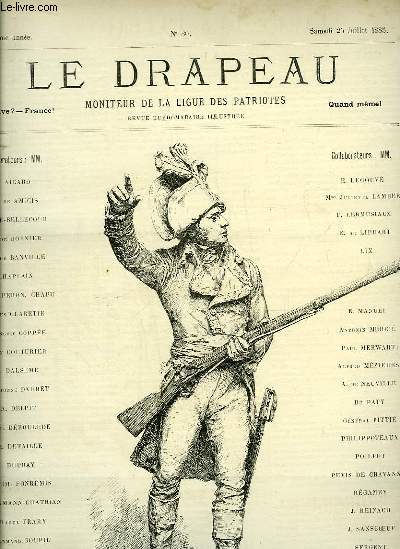 Le Drapeau N30, 4me anne : Joubert, statue de P. AUBE, dessin de E. GRENIER
