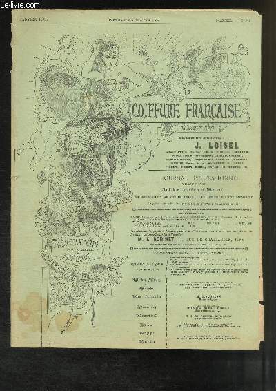 La Coiffure Franaise illustre N94 - 9me anne : La coiffure postiche - Thtre, Perruques non poudres ...