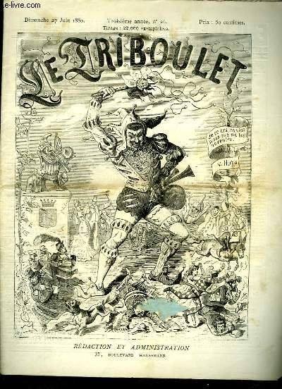Le Triboulet N26 - 3e anne : Dplacements de la Saison, Triolets - Triboulet au Salon de 1880