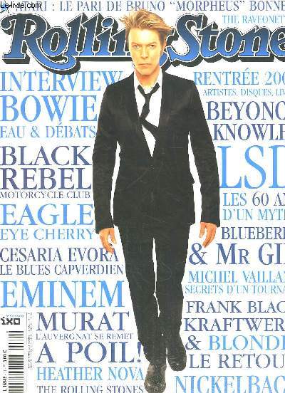 Rolling Stone N11 : David Bowie - Blueberry - Murat - Beyonc - LSD - Eminem - Eagle Eye Cherry - BRMC ...