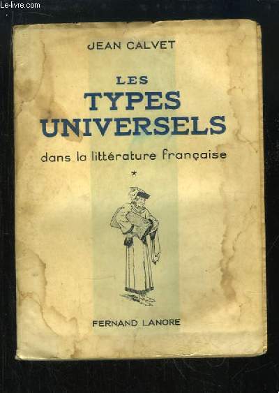 Les Types Universels dans la littrature franaise.