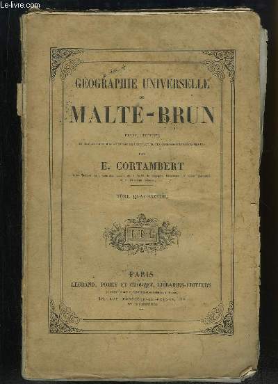 Gographie Universelle de Malte-Brun. TOME 14